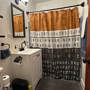 Bundle - Shower Curtain & Bath Matt
